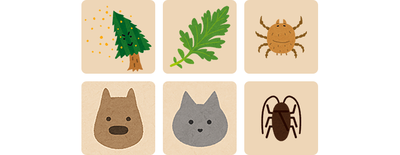 0歳から調べられる41種類のアレルギー検査